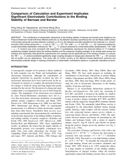 Comparison of Calculation and Experiment Implicates Significant