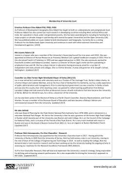 Members of University Court