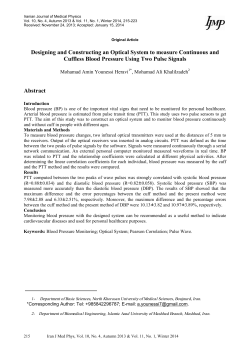 Designing and Constructing an Optical System to measure
