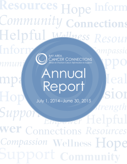 Support - Bay Area Cancer Connections