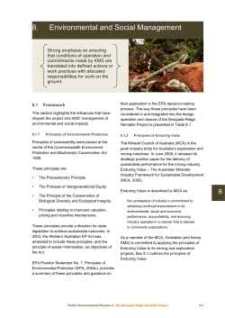 PER document Part 4 - Chapters 8 - 12