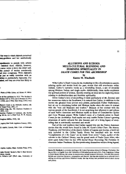 ALLUSIONS AND ECHOES: MULTI