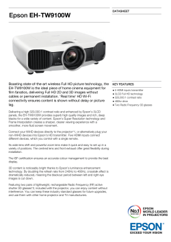 Epson EH-TW9100W
