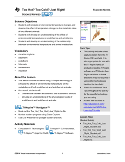 Teacher Notes PDF - TI Education