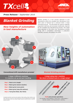 Blanket Grinding
