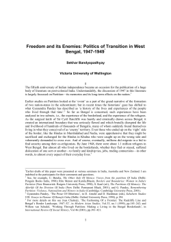 Freedom in West Bengal revised IFC