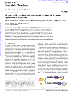 Graphite oxide, graphene, and metal
