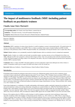 MedEdPublish Manuscript