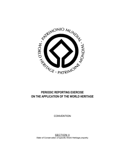(Cycle 1) Section II - UNESCO World Heritage Centre