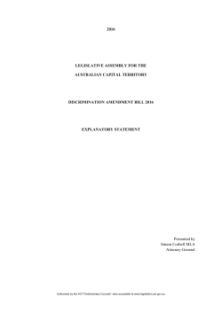 Authorised - ACT Legislation Register