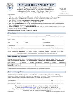 Personal Data (Please print clearly)