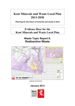 Radioactive waste - Kent County Council