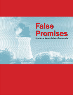 False Promises - Nuclear Information and Resource Service
