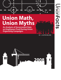 Union Math, Union Myths