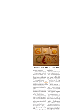 There`s No Such Thing as a Free Lunch