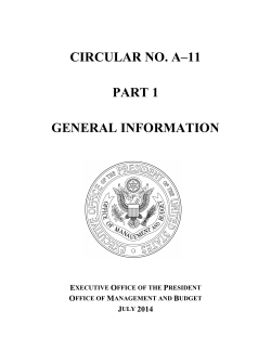 circular no. a–11 part 1 general information