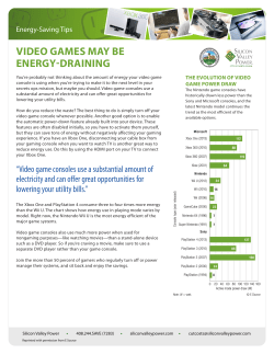 Understanding the Energy Use of Video Games