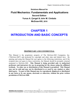 Chapter 1 Introduction and Basic Concepts