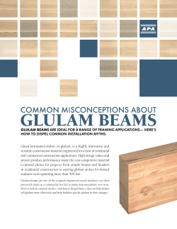 Common Misconceptions About Glulam Beams