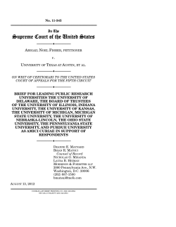 Fisher Public Flagship Amicus Brief