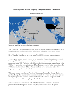 Democracy at the American Periphery: Voting Rights in the U.S.