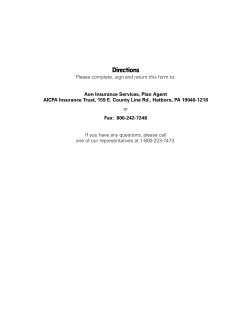 Apply for Select Status - AICPA Insurance Programs