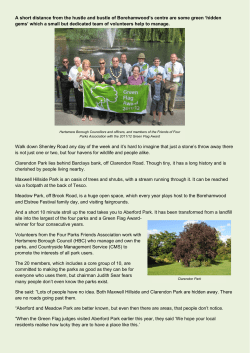 To find out more about this Friends group the Four Parks