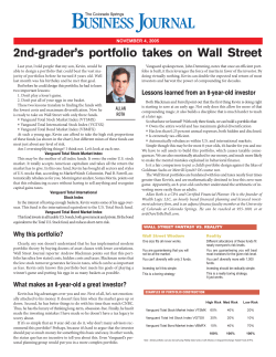 2nd-grader`s portfolio takes on Wall Street