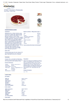 8102221 Strawberry Cheesecake