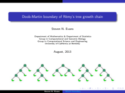 Doob-Martin boundary of R&eacute;my`s tree growth chain
