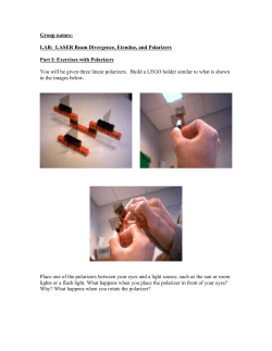 Lab5 Polarization