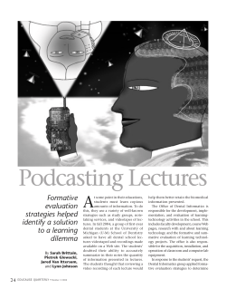 Podcasting Lectures