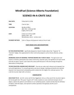 MindFuel (Science Alberta Foundation) SCIENCE-IN-A