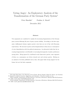 Voting Angry: An Exploratory Analysis of the