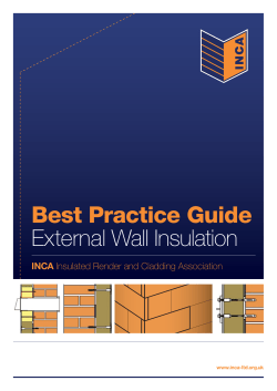Best Practice Guide External Wall Insulation
