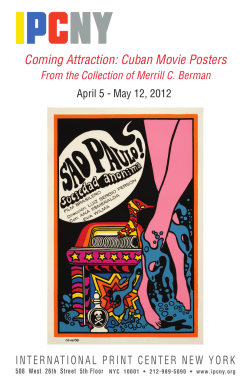 Coming Attraction: Cuban Movie Posters