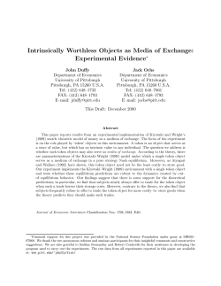 Intrinsically Worthless Objects as Media of Exchange