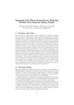 Improving Verb Phrase Extraction by Targeting Phrasal Verbs based