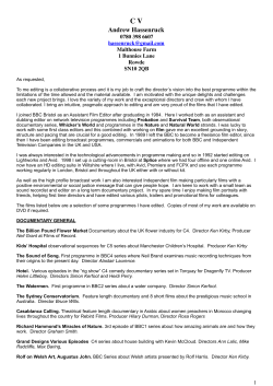 Andrew Hassenruck CV 2016.pages