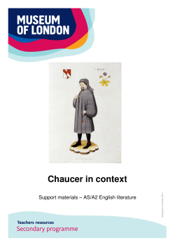 Chaucer in context
