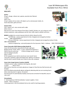Lean WI Makerspace Kits Available from IFLS / WVLS