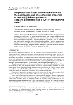 phthalocyanine and copper(II)phthalocyanine-3,4
