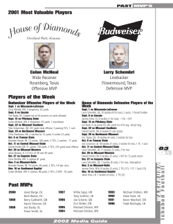 2002 Washburn Football Media Guide