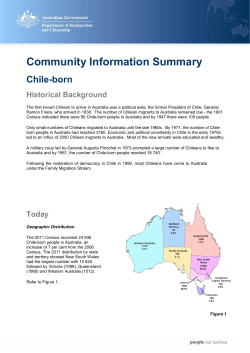 Chile Community Information Summary