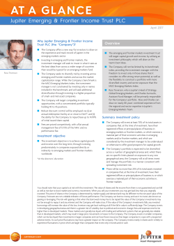 Factsheet - Barclays Stockbrokers