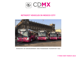 MEXICO CITY METROPOLITAN AREA Mexico City Metropolitan Area