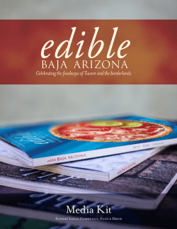Media Kit - Edible Baja Arizona Magazine