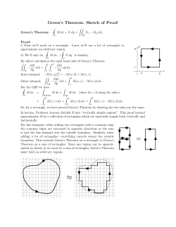 Green`s Theorem - MIT OpenCourseWare