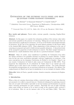 Estimation of the extreme value index and high quantiles under