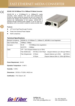 Go4Fiber GE-MC-100 10/100Base-TX to 100Base